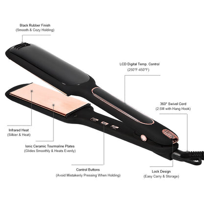 LCD Infrared Hair Straightener