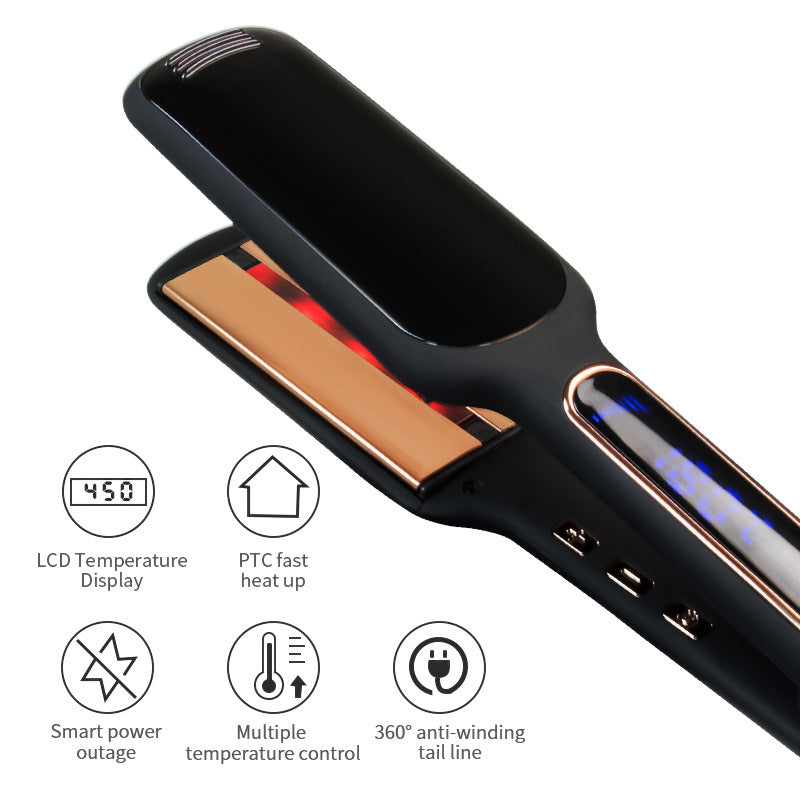 LCD Infrared Hair Straightener