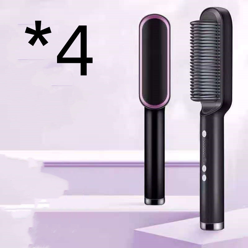 2-in-1 Hair Straightener & Curling Hot Comb