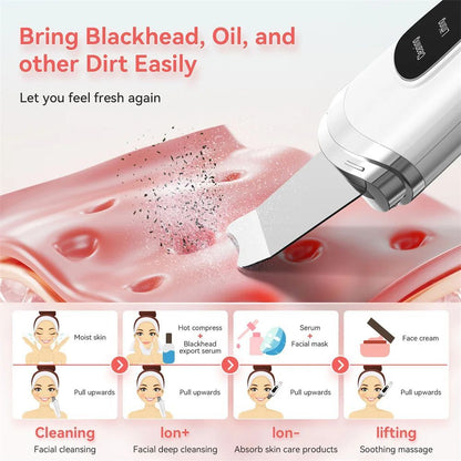 Skin Scrubber Facial Exfoliator and Blackhead Remover