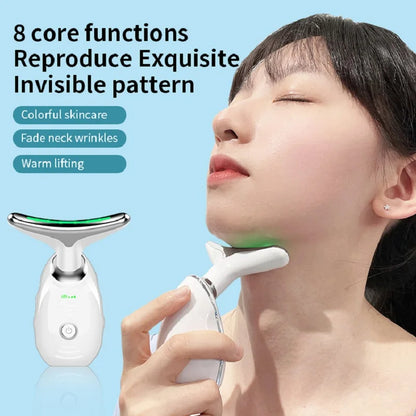 LED Photon Therapy Neck and Face Massager