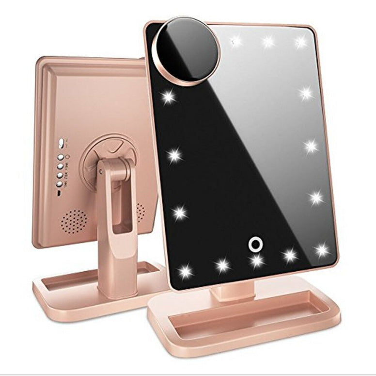 Touch Screen LED Makeup Mirror