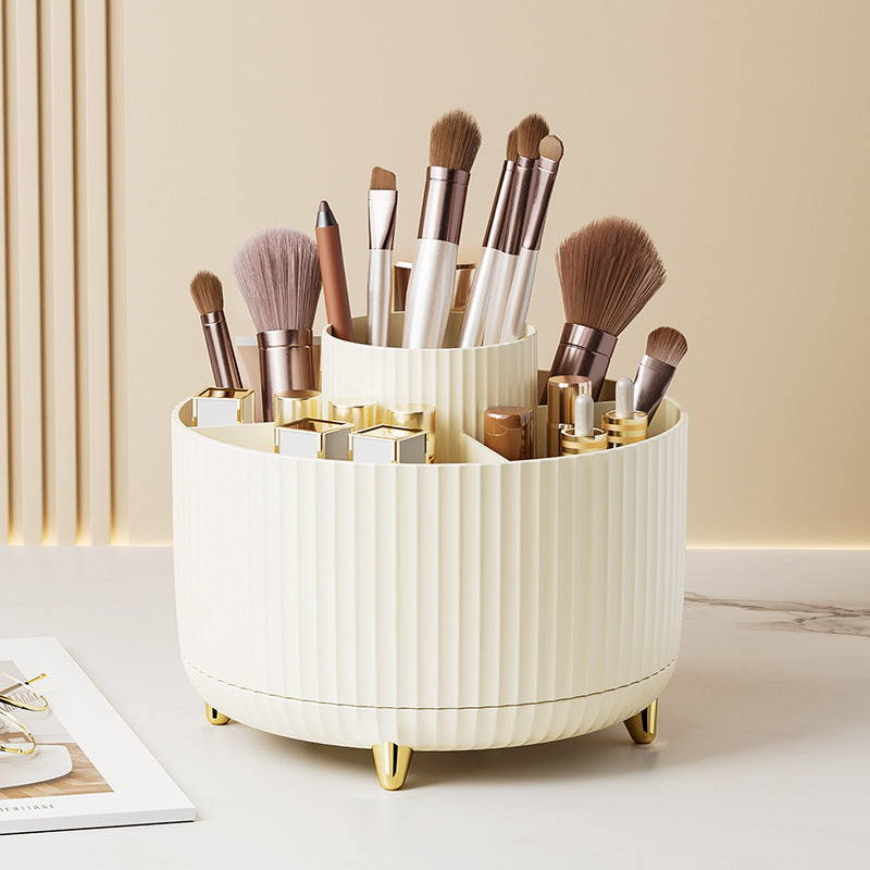 Desktop Swivel Makeup Brush Organizer